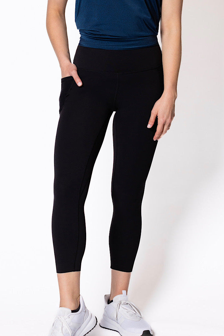 Alexis 7/8 Length High-Waisted Tight - Black