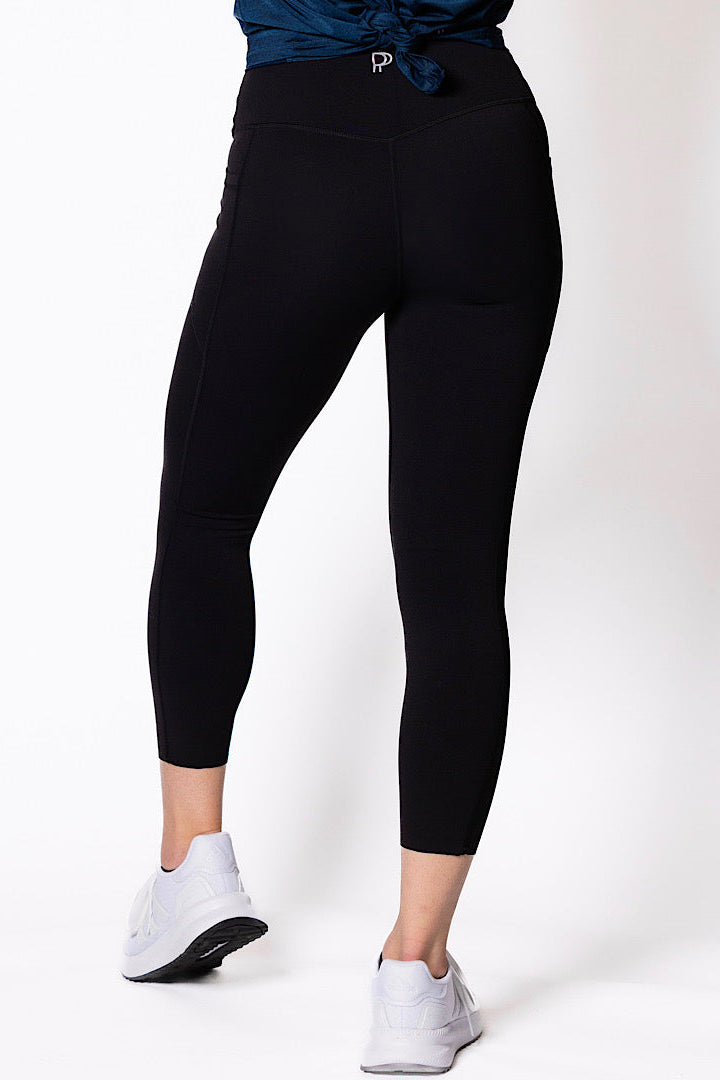 Alexis 7/8 Length High-Waisted Tight - Black