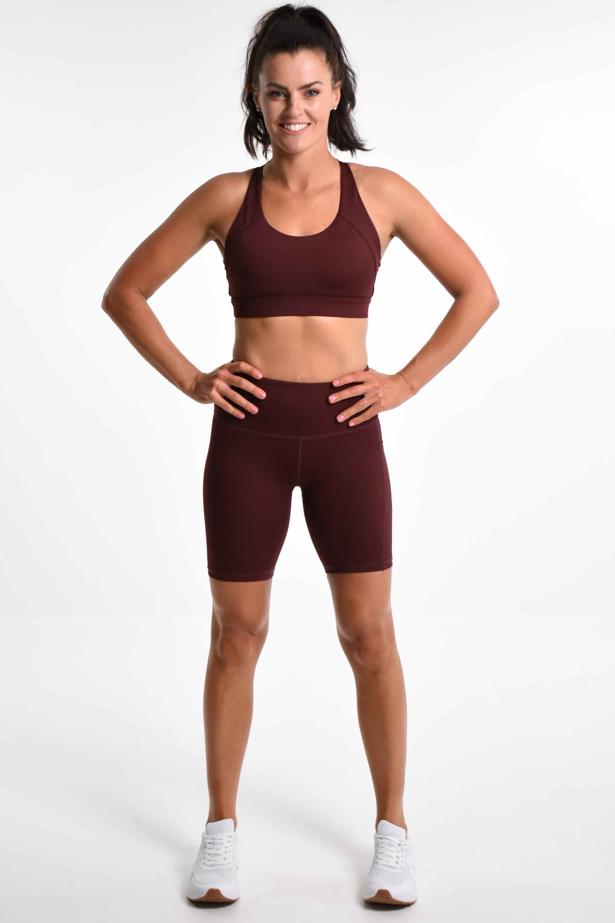 Sammi Support Bike  Short - Maroon