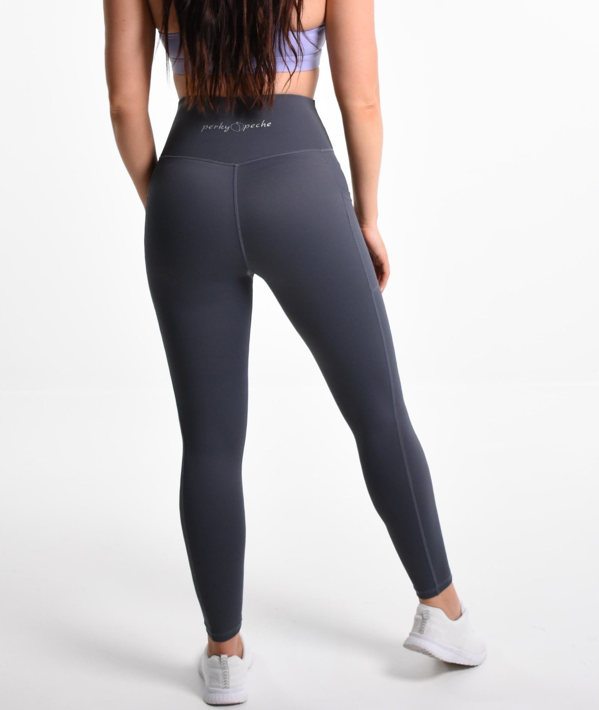 Tilly High-Rise Compression Tight - Full Length - Slate Grey