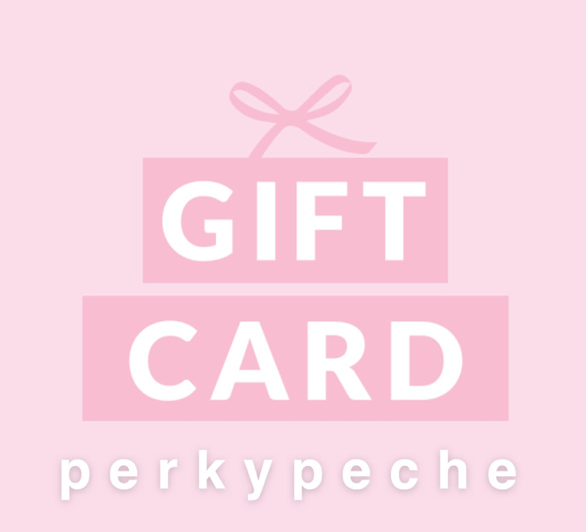 perkypeche Gift Card - Choose Your Amount - perkypeche - Activewear and Eyelash Serum