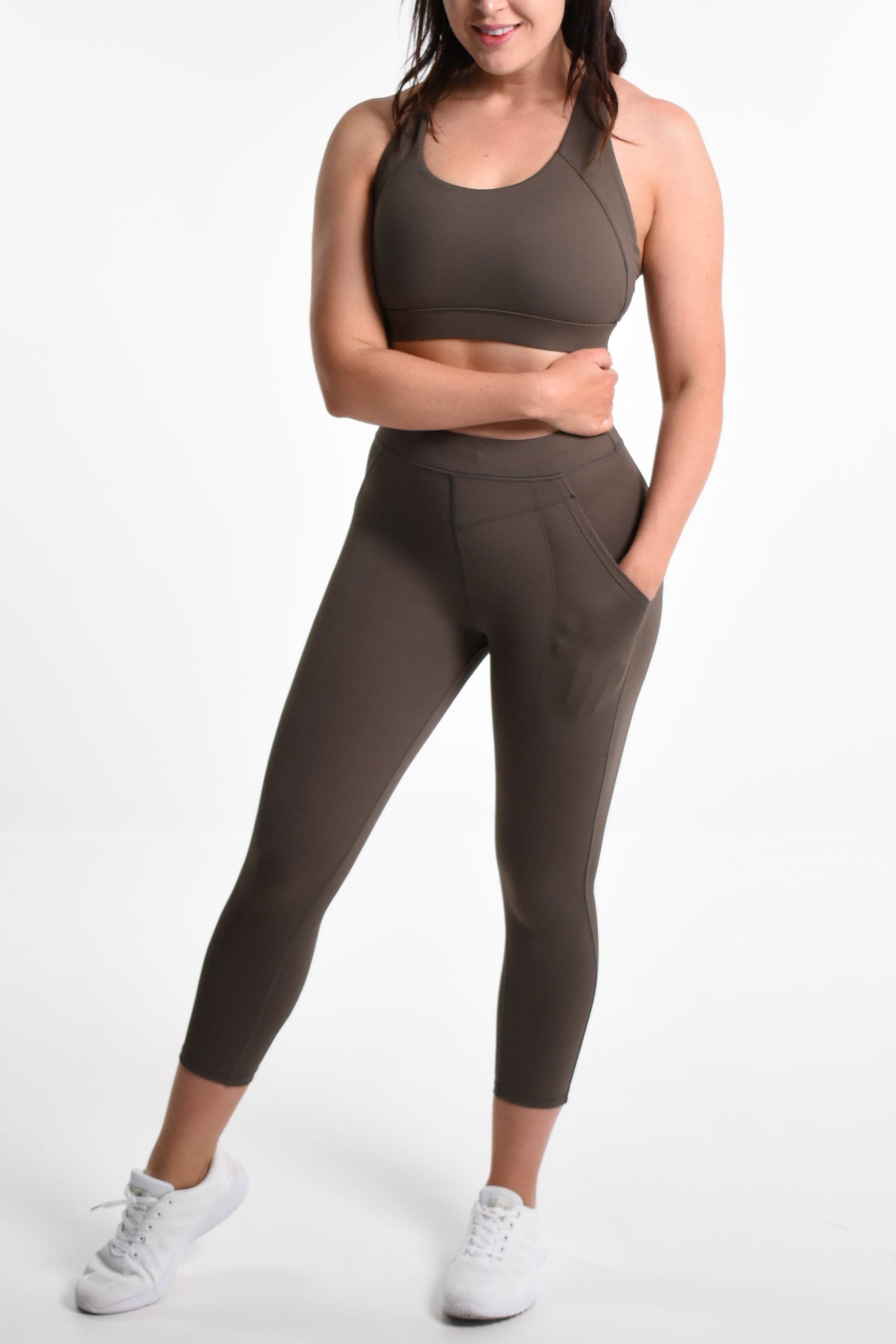 Perky Lift 7/8th Booty Tight - Hazel Green