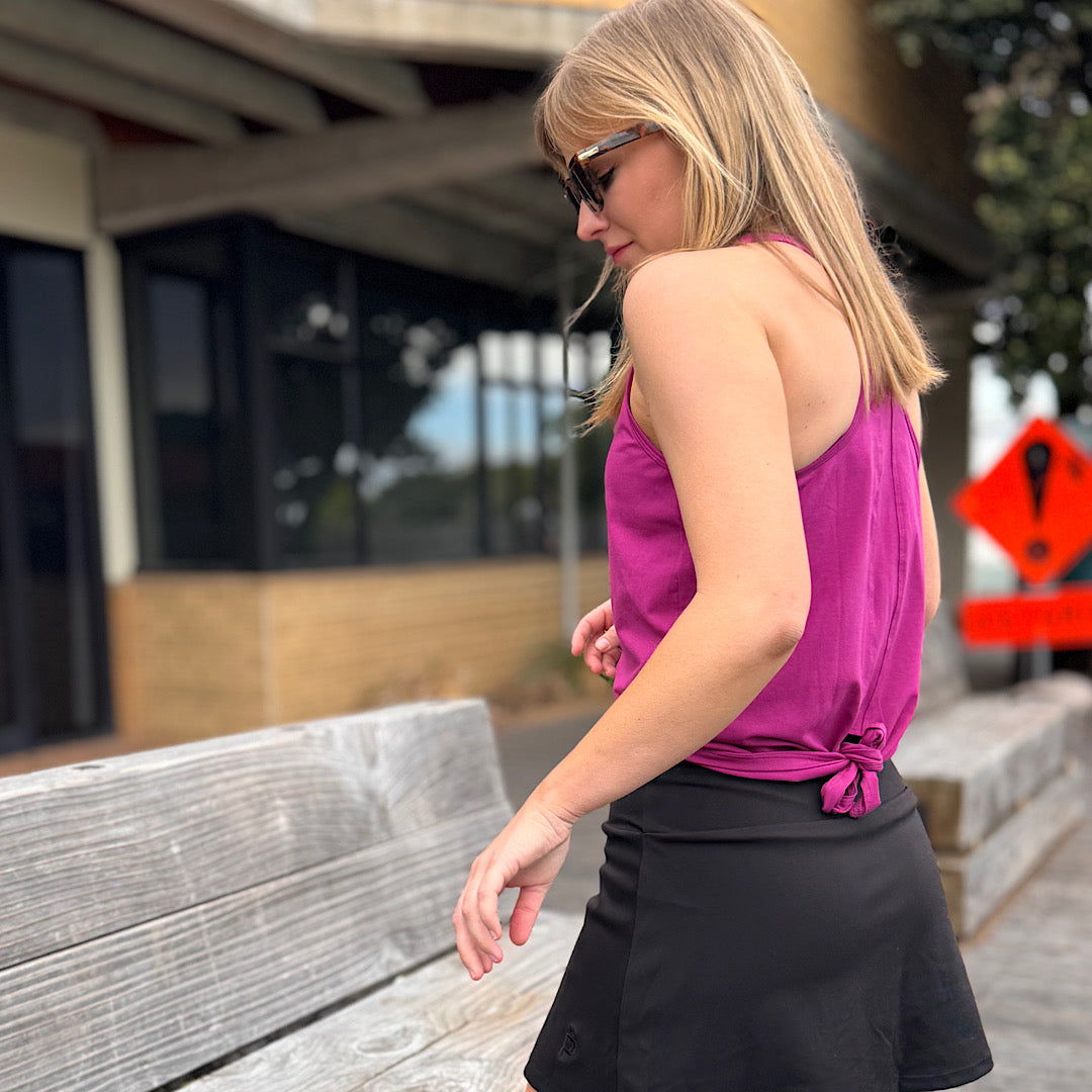 Rhiannon Tie Back Singlet