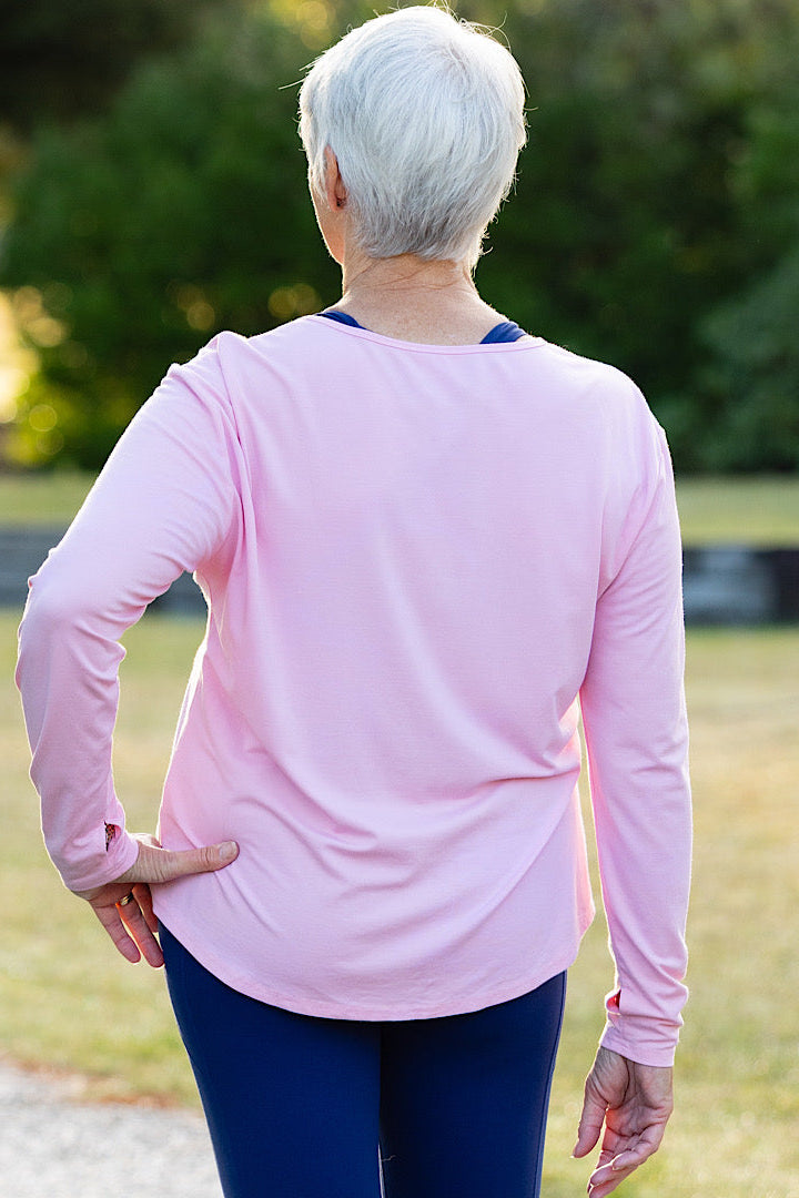 Move Easy Long Sleeve Top - Pink