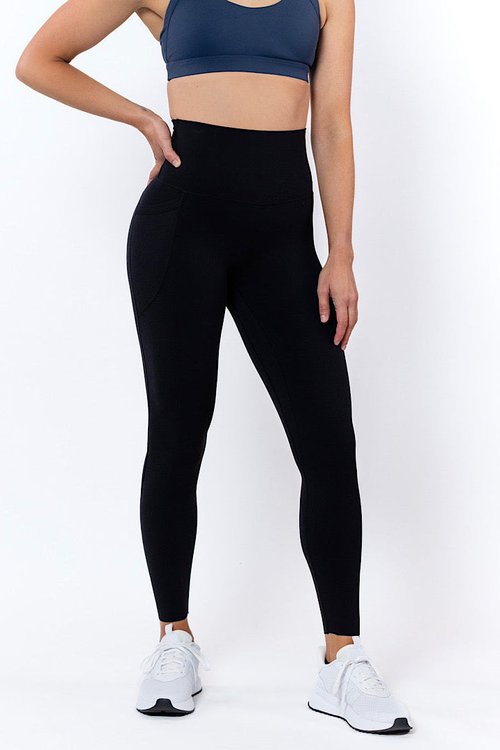 Alexis Full Length High- Rise - With Pockets - Black