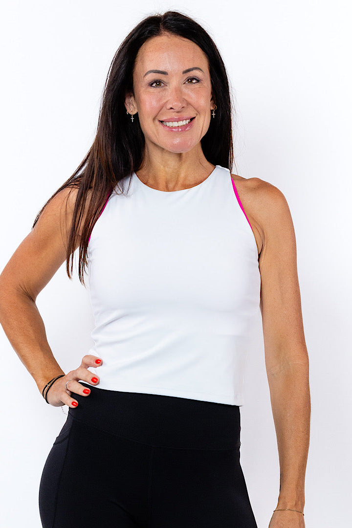 Bella Singlet White