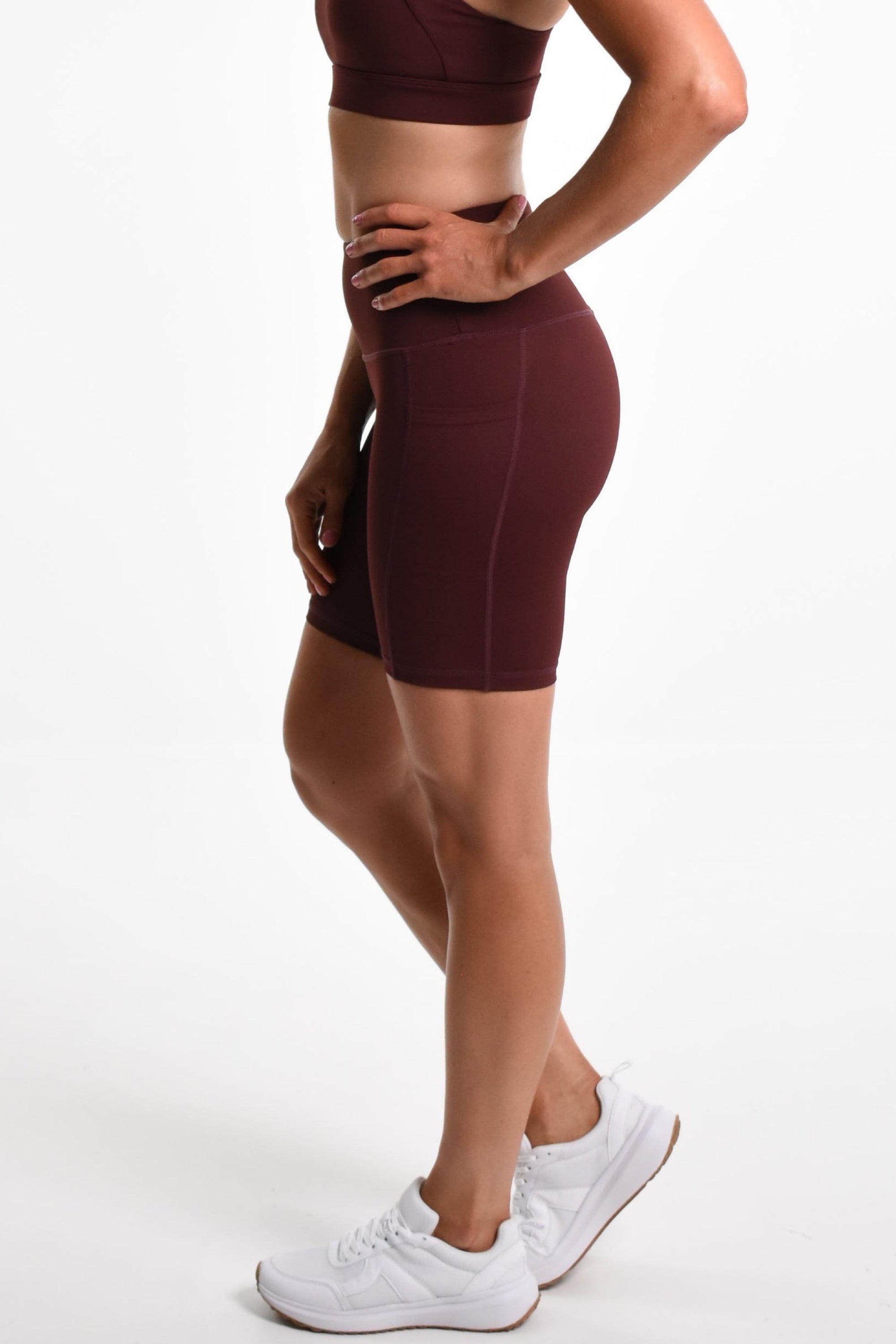 Sammi Support Bike  Short - Maroon